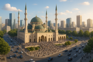 Ilustrasi Masjid masa kini